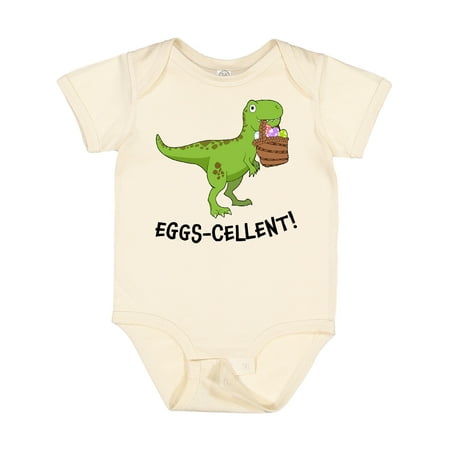 Inktastic Eggs-cellent! Cute Easter T-Rex Dinosaur Gift Baby Boy or Baby Girl Bodysuit
Inktastic Eggs-cellent! Cute Easter T-Rex Dinosaur Gift Baby Boy or Baby Girl Bodysuit