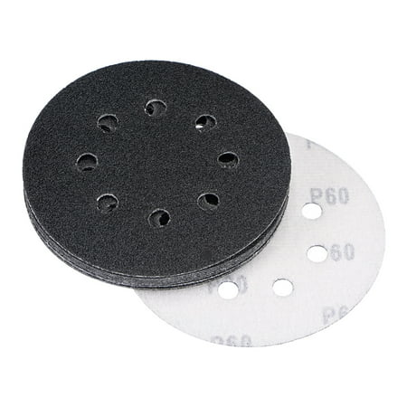 Uxcell 5 Inch 60 Grit 8 Hole Silicon Carbide Hook and Loop Round Sanding Discs 10 Pack 
Uxcell 5 Inch 60 Grit 8 Hole Silicon Carbide Hook and Loop Round Sanding Discs 10 Pack