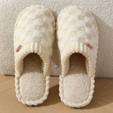 SHENZHENXULIZX Cozy Winter Plush Fuzzy Slip-ons: Soft Closed Toe Shoes with Comfy Sole
SHENZHENXULIZX Cozy Winter Plush Fuzzy Slip-ons: Soft Closed Toe Shoes with Comfy Sole