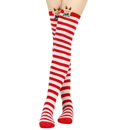 Blueek Women Christmas Long Tube Knee Socks Striped Garter Cute Accessories Christmas Party
Blueek Women Christmas Long Tube Knee Socks Striped Garter Cute Accessories Christmas Party