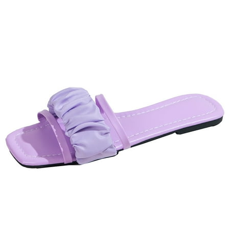 Youmylove Women Slide Slippers Summer Fashion Casual Shoes Folded Leather Bohemian Open Toe Flat Slippers Comfort Cozy Leisure Daily Walking
Youmylove Women Slide Slippers Summer Fashion Casual Shoes Folded Leather Bohemian Open Toe Flat Slippers Comfort Cozy Leisure Daily Walking
