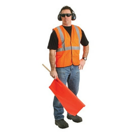 Radnor Large Orange Polyester Vest (40 Pack)