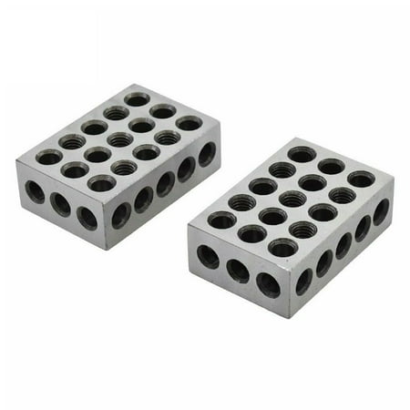 Irfora 2Pcs Matched Ultra 1-2-3 Blocks 23 Holes Heat Treated Cross Drilling Machine Tool
Irfora 2Pcs Matched Ultra 1-2-3 Blocks 23 Holes Heat Treated Cross Drilling Machine Tool