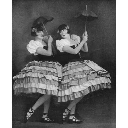 The Dolly Sisters Paris Poster Print By Mary Evans Jazz Age Club Collection