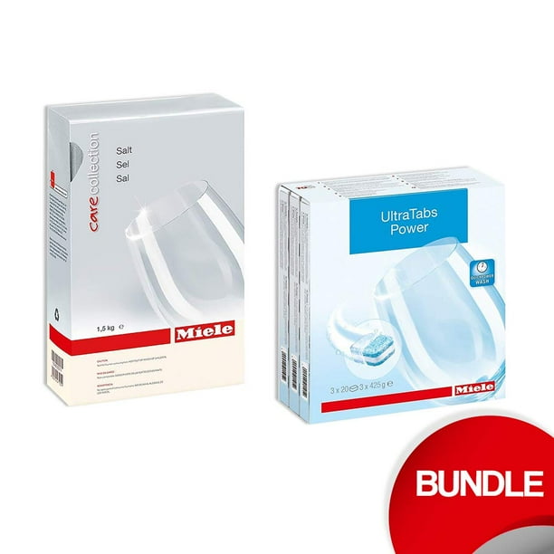 Miele Care Collection Dishwasher Reactivation Salts and Dishwasher Tabs (60 Tabs)