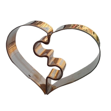 2 Pcs Heart Shape Cutter Puzzle Mold Cookie Cutter Set Stainless Steel DIY Baking Mold For Christmas Birthday Wedding P
2 Pcs Heart Shape Cutter Puzzle Mold Cookie Cutter Set Stainless Steel DIY Baking Mold For Christmas Birthday Wedding P