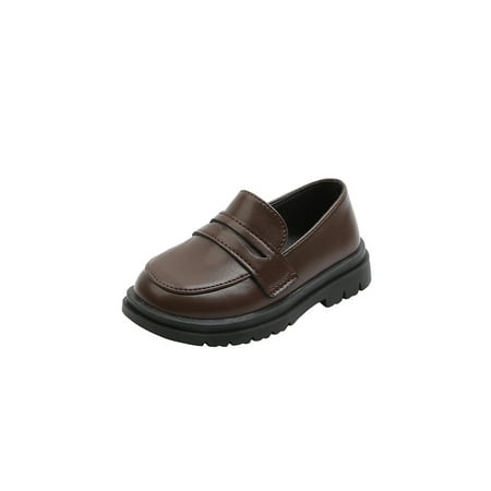 Gomelly Boys Slip On Loafers Wedding Nonslip Flat Dress Shoes School Oxfords Marry Jane Shoes Brown 6.5C
Gomelly Boys Slip On Loafers Wedding Nonslip Flat Dress Shoes School Oxfords Marry Jane Shoes Brown 6.5C