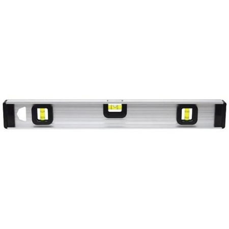 JOHNSON LEVEL & TOOL 18-Inch 3-Vial Top-Reading Aluminum Level