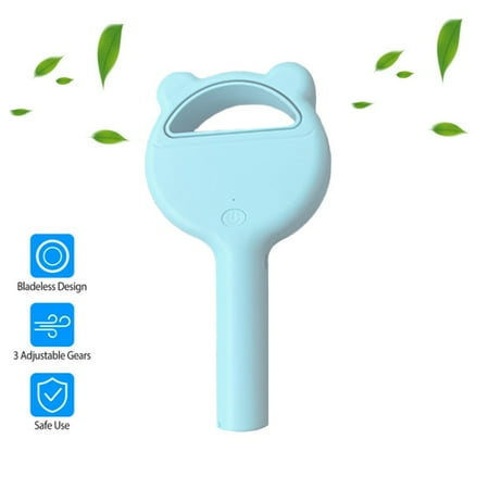 Bladeless Handheld Fan Mini Portable Fan Personal Fan with USB Rechargeable 3-6 Working Hours 3 Speeds for Kids Baby
Bladeless Handheld Fan Mini Portable Fan Personal Fan with USB Rechargeable 3-6 Working Hours 3 Speeds for Kids Baby
