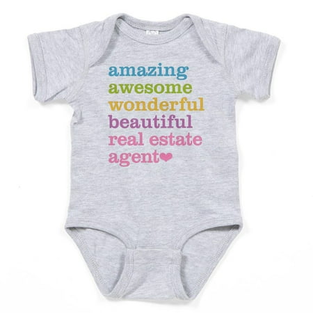 CafePress - Real Estate Agent - Cute Infant Bodysuit Baby Romper
