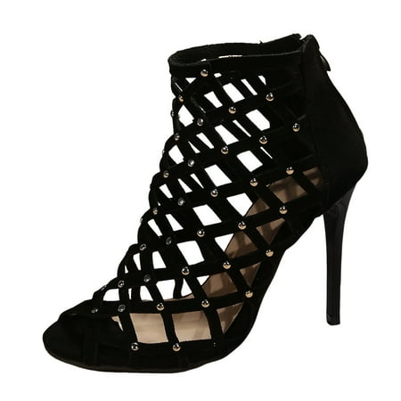 Quealent Adult Women Shoes High Heel Wedges Boots for Women Ladies Fashion Hollowed Out Suede Metal Decorative Dress Shoes for Women High Heels Black 7.5
Quealent Adult Women Shoes High Heel Wedges Boots for Women Ladies Fashion Hollowed Out Suede Metal Decorative Dress Shoes for Women High Heels Black 7.5