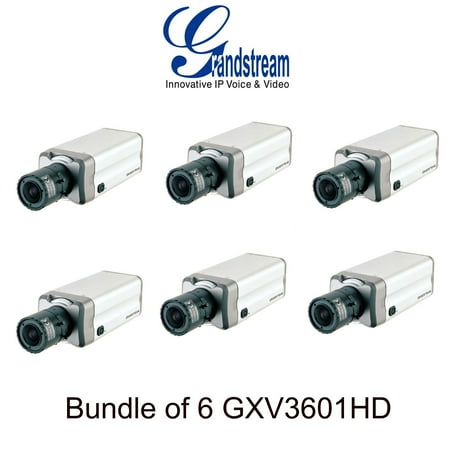 UPC 794348681273 product image for Grandstream GXV3601_HD High resolution 2 Megapixels, 2-way audio, Bundle of 6 | upcitemdb.com