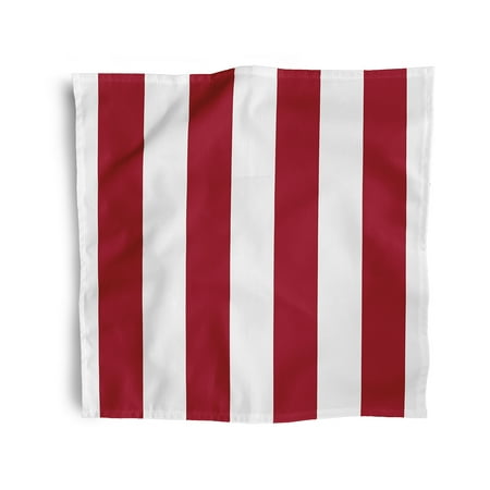 

Simply Daisy 18 x 18 Red Vertical Stripes Napkins Set of 4