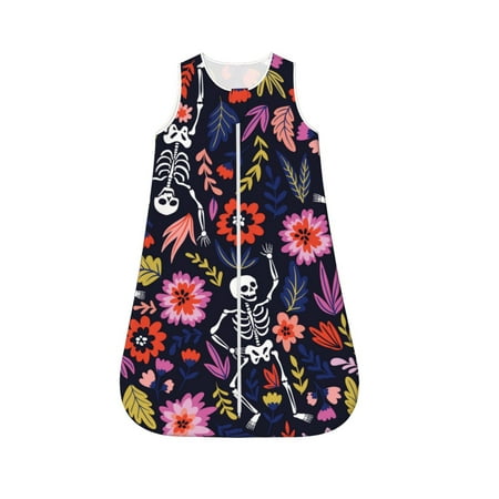 Rocae Dancing Skeletons Floral Garden for Baby Unisex Sleeping Bag Sack Blanket baby sleep sack Wearable Blanket for Newborns Boys Girls-Small
Rocae Dancing Skeletons Floral Garden for Baby Unisex Sleeping Bag Sack Blanket baby sleep sack Wearable Blanket for Newborns Boys Girls-Small