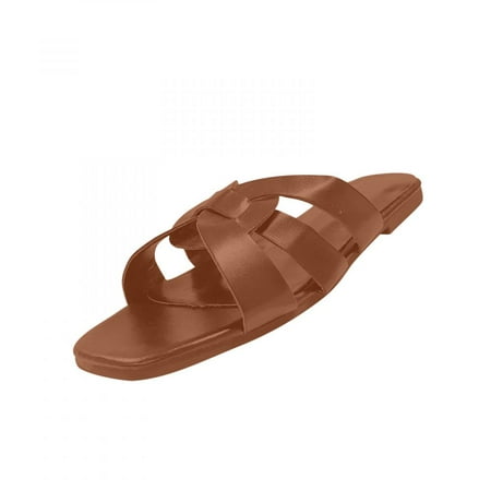 Homedles Sandals Women- Comfortable Gift for women Casual Flat Open Toe Beach Sandals for Women Brown
Homedles Sandals Women- Comfortable Gift for women Casual Flat Open Toe Beach Sandals for Women Brown