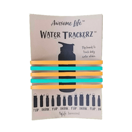 Water Trackerz Water Bottle Bands – Orange