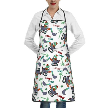 Lukts Dinosaur on Excavator2 Pattern Kitchen Apron Waterdrop Resistant Apron with adjustable Aprons for Women and Men with Pockets Cooking Apron
Lukts Dinosaur on Excavator2 Pattern Kitchen Apron Waterdrop Resistant Apron with adjustable Aprons for Women and Men with Pockets Cooking Apron