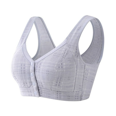 Women s Bras Women s Comfortable Steel Ring Large Size Underwear Front Button Mom S Bra Cotton Bra Lingerie For Women
Women s Bras Women s Comfortable Steel Ring Large Size Underwear Front Button Mom S Bra Cotton Bra Lingerie For Women