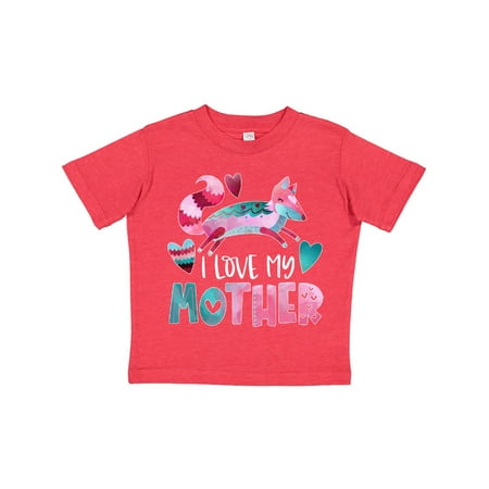 Inktastic I Love My Mother Pink and Blue Fox with Hearts Gift Toddler Boy or Toddler Girl T-Shirt
Inktastic I Love My Mother Pink and Blue Fox with Hearts Gift Toddler Boy or Toddler Girl T-Shirt