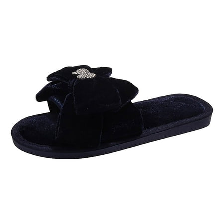 ZHELIYO Women s sandals Ladies Fashion Solid Color Bow Knot Comfortable Warm Flat Casual Cotton Slippers Blue 6.5
ZHELIYO Women s sandals Ladies Fashion Solid Color Bow Knot Comfortable Warm Flat Casual Cotton Slippers Blue 6.5