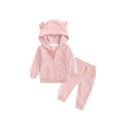 Licupiee Infant Baby Girl Boy Fall Outfits Long Sleeve Hoddies Zipper Sweatshirt Casual Trousers 2Pcs Sports Tracksuits
Licupiee Infant Baby Girl Boy Fall Outfits Long Sleeve Hoddies Zipper Sweatshirt Casual Trousers 2Pcs Sports Tracksuits