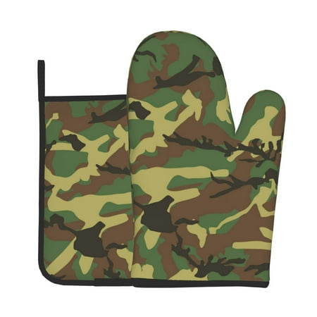 Oven Mitts And Pot Holders 2 Pcs Set High Heat Resistant Degree Extra Thicken Long Kitchen Oven Glove For Kitchen Baking Grilling Non-Slip Cooking Mitts Camouflage Green Brown
Oven Mitts And Pot Holders 2 Pcs Set High Heat Resistant Degree Extra Thicken Long Kitchen Oven Glove For Kitchen Baking Grilling Non-Slip Cooking Mitts Camouflage Green Brown