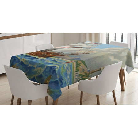 Ambesonne Vintage Boat Tablecloth Rectangular Table Cover Ship Sail 60 x84 Multicolor
Ambesonne Vintage Boat Tablecloth Rectangular Table Cover Ship Sail 60 x84 Multicolor