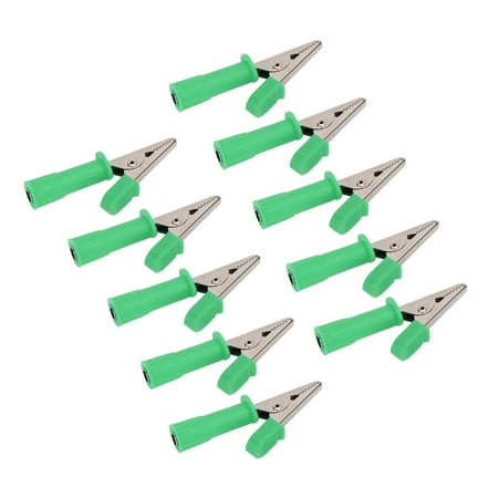 Test Terminal Clip Wire Clips 10Pcs Insulated Clip 5mm Pure Copper Openings Test Clip With 4mm Jack For Experimental Test
Test Terminal Clip Wire Clips 10Pcs Insulated Clip 5mm Pure Copper Openings Test Clip With 4mm Jack For Experimental Test