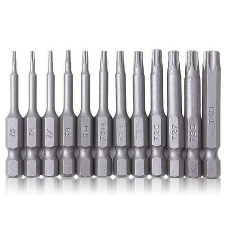 12PCS Screw Driver Bits Head Magnetic Set With Holes Chromium Vanadium Steel
12PCS Screw Driver Bits Head Magnetic Set With Holes Chromium Vanadium Steel