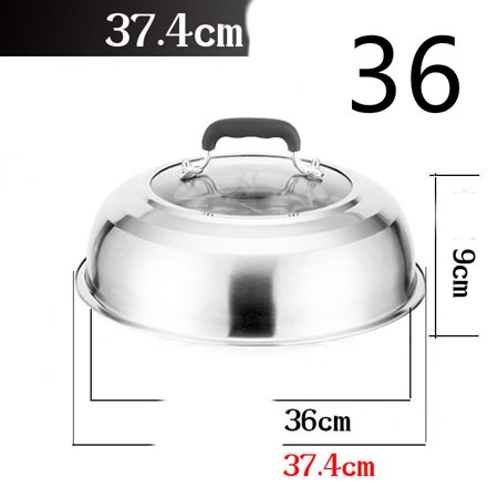 Homeex Stainless Steel Heightened Round Household Wok High Arch Cover 36Style
Homeex Stainless Steel Heightened Round Household Wok High Arch Cover 36Style