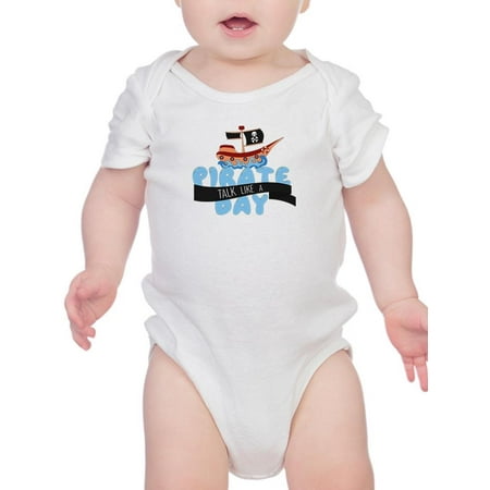 Talk Like A Pirate Day Bodysuit Infant -Image by Shutterstock 18 Months