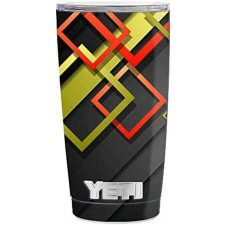 Skin Decal Vinyl Wrap (5-piece kit) for Yeti 20 oz Rambler Tumbler Stickers Skins Cover Cup / Tech Abstract