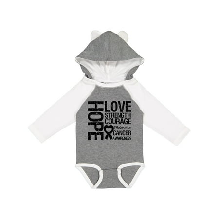 Inktastic Melanoma Cancer Hope Love Strength Gift Baby Boy or Baby Girl Long Sleeve Bodysuit
Inktastic Melanoma Cancer Hope Love Strength Gift Baby Boy or Baby Girl Long Sleeve Bodysuit