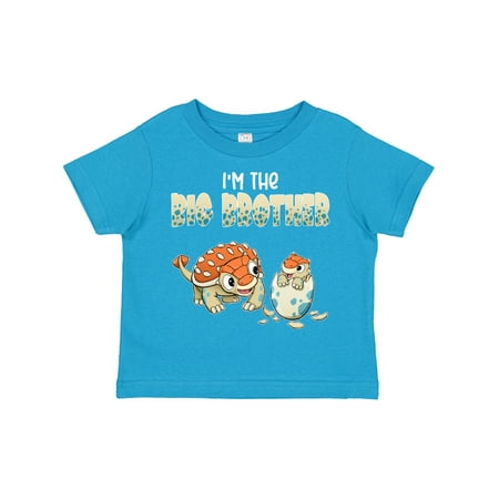 Inktastic I m the Big Brother Ankylosaurus Bros Gift Toddler Boy Girl T-Shirt