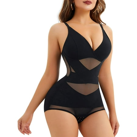 CtriLady V Neck Bra Bodysuit Shapewear for Women Tummy Control Waist Trainer Full Body Shaper Butt Lifter Briefs Jumpsuit Tops
CtriLady V Neck Bra Bodysuit Shapewear for Women Tummy Control Waist Trainer Full Body Shaper Butt Lifter Briefs Jumpsuit Tops