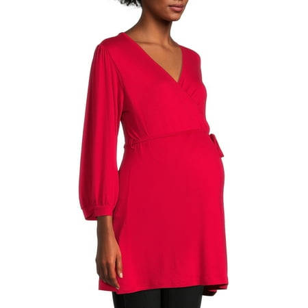 Oh! Mamma Maternity Women s Jersey Wrap Top (Women s and Women s Plus) 
Oh! Mamma Maternity Women s Jersey Wrap Top (Women s and Women s Plus)