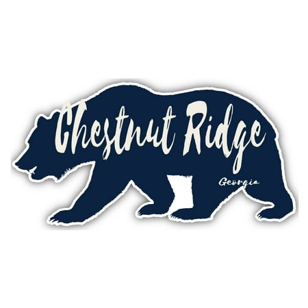 Chestnut Ridge Georgia Souvenir 3x1.5-Inch Fridge Magnet Bear Design