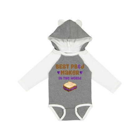 Inktastic World s Best PBJ Maker Gift Baby Boy or Baby Girl Long Sleeve Bodysuit
Inktastic World s Best PBJ Maker Gift Baby Boy or Baby Girl Long Sleeve Bodysuit