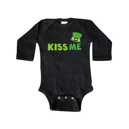 Inktastic Saint Patrick s Day Kiss Me Green Top Hat Gift Baby Boy or Baby Girl Long Sleeve Bodysuit
Inktastic Saint Patrick s Day Kiss Me Green Top Hat Gift Baby Boy or Baby Girl Long Sleeve Bodysuit