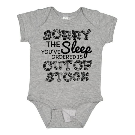 Inktastic Sorry the Sleep You ve Orderd is out of Stock Gift Baby Boy or Baby Girl Bodysuit
Inktastic Sorry the Sleep You ve Orderd is out of Stock Gift Baby Boy or Baby Girl Bodysuit