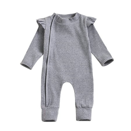 Fesfesfes Newborn Baby Jumpsuit Boys Girls Zipper Long Sleeve Knitted Romper Jumpsuit Outfits Clearance
Fesfesfes Newborn Baby Jumpsuit Boys Girls Zipper Long Sleeve Knitted Romper Jumpsuit Outfits Clearance