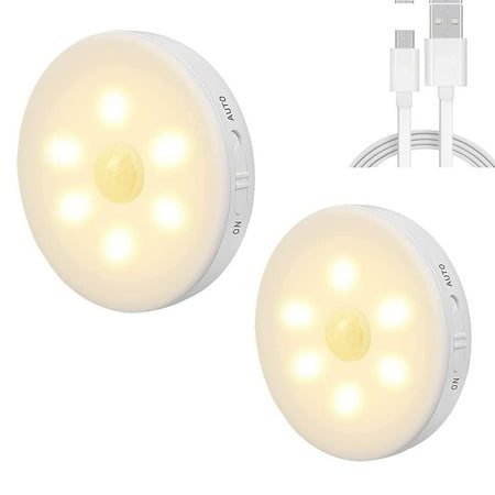 Zjrui LED Night Light Motion Sensor Closet Lights Indoor Magnetic LED Wireless Lighting USB Rechargeable Safety Lamp 2 Piece Yellow
Zjrui LED Night Light Motion Sensor Closet Lights Indoor Magnetic LED Wireless Lighting USB Rechargeable Safety Lamp 2 Piece Yellow