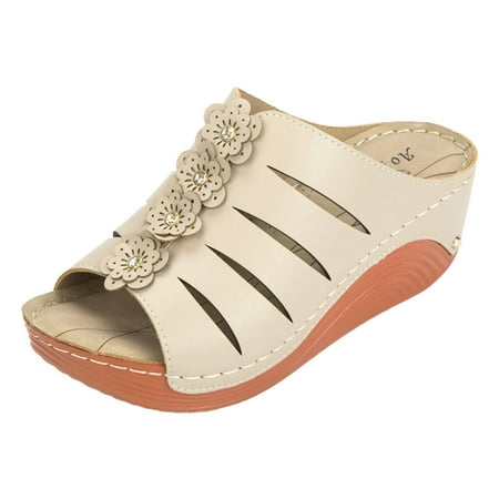 ILJNDTGBE Womens Platform Sandals Fashion Flower Wedges Sandals Shoes Women s Casual Ladies Floral Slip Women s Sandals
ILJNDTGBE Womens Platform Sandals Fashion Flower Wedges Sandals Shoes Women s Casual Ladies Floral Slip Women s Sandals