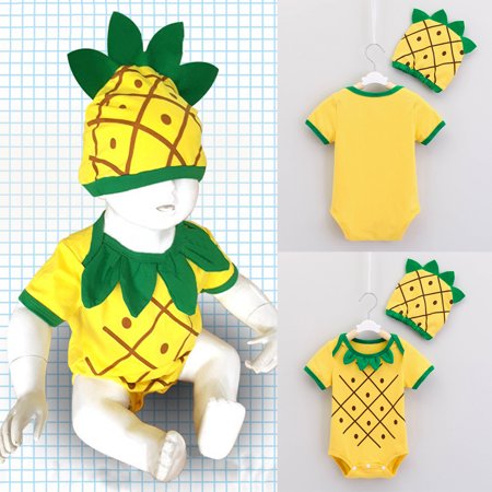 Boys Clothing Baby Girl Boy 3D Pineapple Romper Bodysuit Sunsuit Hat Clothes
Boys Clothing Baby Girl Boy 3D Pineapple Romper Bodysuit Sunsuit Hat Clothes