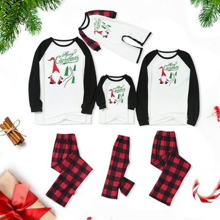 Leutsin Christmas Women Mom Letter Plaid Print Top Blouse+Pants Family Clothes Pajamas
Leutsin Christmas Women Mom Letter Plaid Print Top Blouse+Pants Family Clothes Pajamas