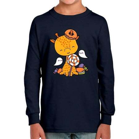 Cute Giraffe Ghosts And Candy Long Sleeve Toddler -Image by Shutterstock 2 Toddler
Cute Giraffe Ghosts And Candy Long Sleeve Toddler -Image by Shutterstock 2 Toddler