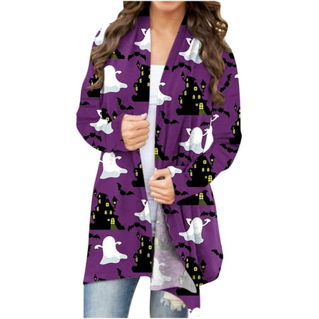 Cardigan for Women Lightweight Long Sleeve Open Front Elegant Halloween Cardigan Jacket Coat Womens Fall Tops Comfy Soft Fall Cardigans for Women
Cardigan for Women Lightweight Long Sleeve Open Front Elegant Halloween Cardigan Jacket Coat Womens Fall Tops Comfy Soft Fall Cardigans for Women