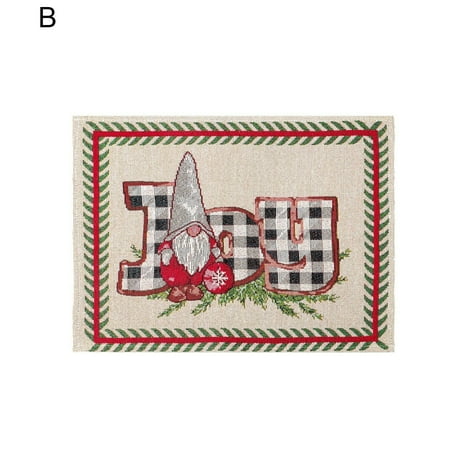 Hadanceo Dining Mat Non-slip Pot Holder Mat Dinner Dining Placemat Christmas Table Decoration Cute for Kitchen
Hadanceo Dining Mat Non-slip Pot Holder Mat Dinner Dining Placemat Christmas Table Decoration Cute for Kitchen