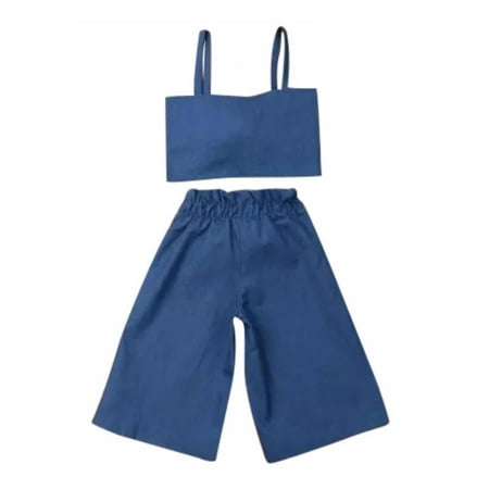 Baby Girl Summer Clothes Set Halter Crop tops Bell Bottom Knotbow Pants Toddler 2Pcs Outfits Girls Clothing
Baby Girl Summer Clothes Set Halter Crop tops Bell Bottom Knotbow Pants Toddler 2Pcs Outfits Girls Clothing