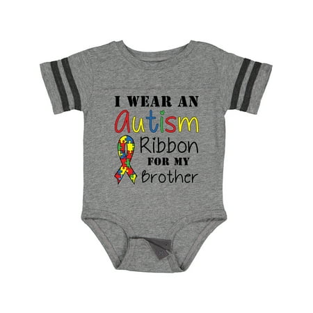 Inktastic I Wear an Autism Ribbon for My Brother Gift Baby Boy or Baby Girl Bodysuit
Inktastic I Wear an Autism Ribbon for My Brother Gift Baby Boy or Baby Girl Bodysuit